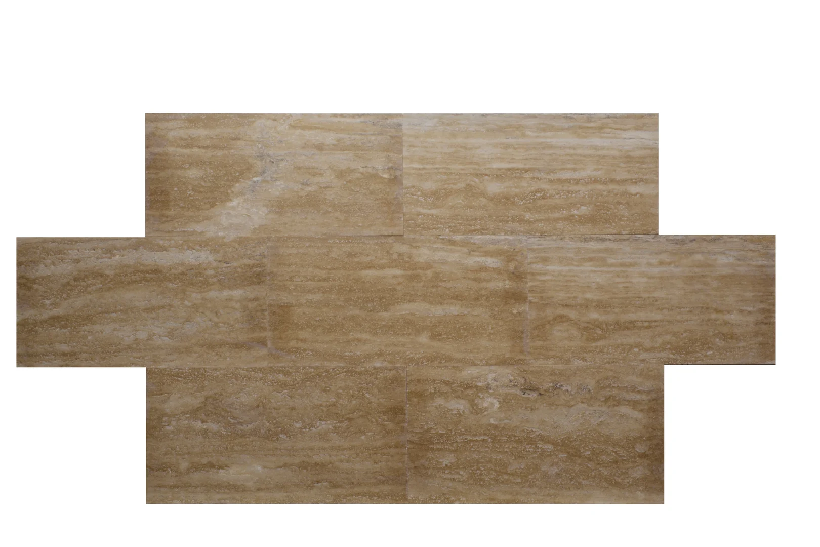 Noce Vein Cut Honed Filled Travertine Tile