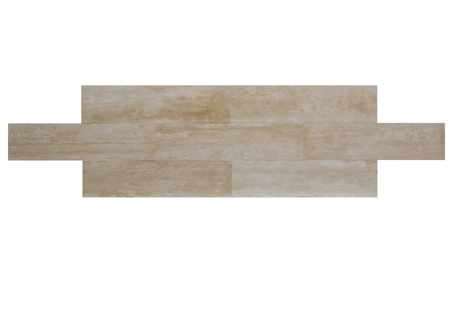 Ivory Vein Cut Honed Filled Travertine Tile