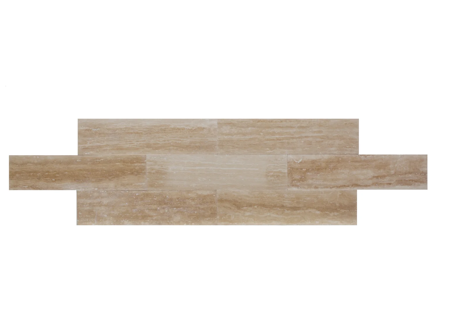 Ivory Vein-Cut Honed Filled Travertine Tile