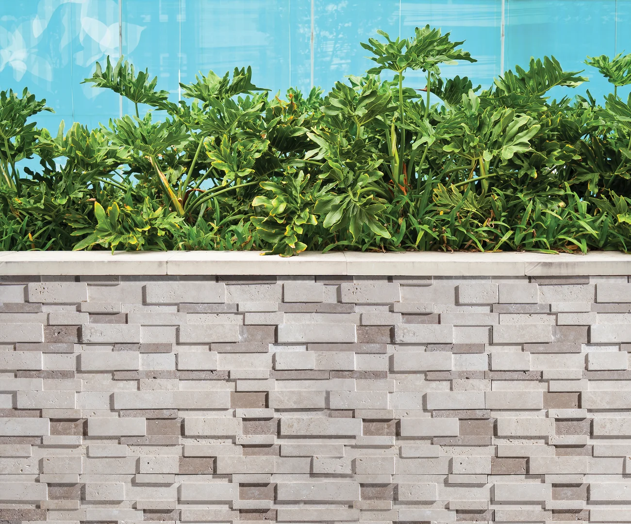 Ivory/Noce Honed Unfilled Travertine 3D Wall Panel