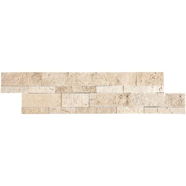Latte Splitface Travertine Ledger