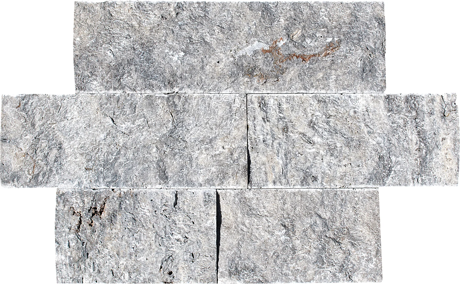 Silver Splitface Travertine Tile