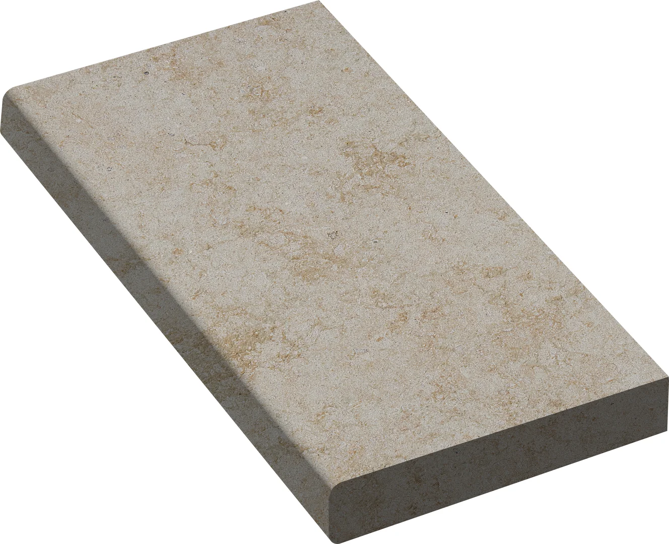 Salem Grey Fine Picked Limestone Top & Bottom EE Coping